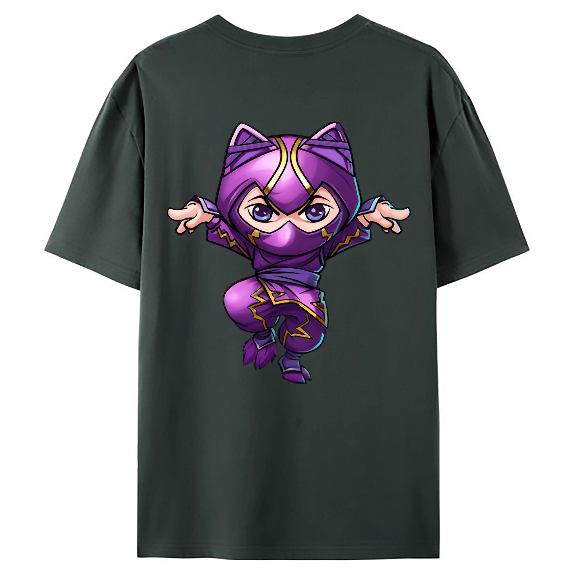 （画像用） リーグ・オブ・レジェンド League of Legends LOL 綿100％ メンズ半袖Tシャツ（バックプリント） 通気性